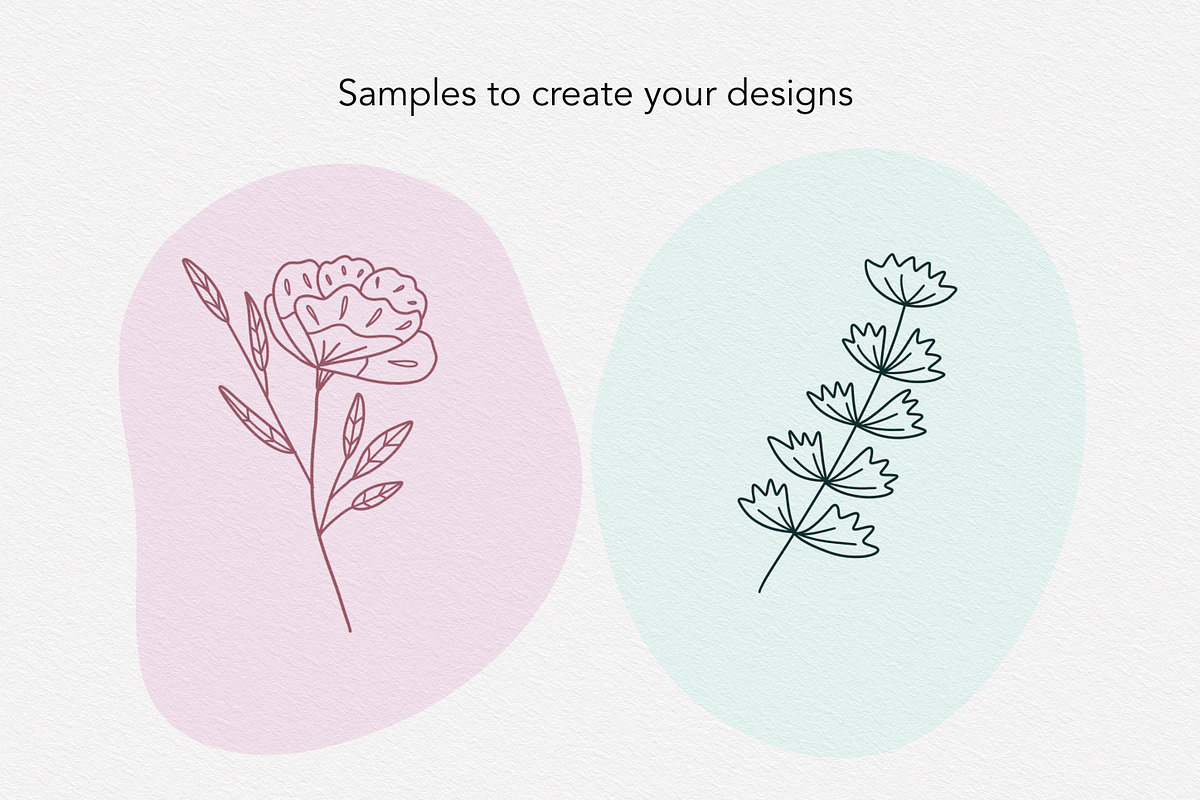 Lovely Floral Doodles, a Brush Add-On by Sense Library (Photo 16 of 30)