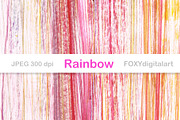 Ombre digital paper rainbow gradient, a Pattern Graphic by FOXYdigitalart (Thumbnail 3 of 11)