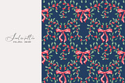 Christmas Mistletoe Ornamental Print, a Pattern Graphic by SirenaArt (Thumbnail 7 of 14)