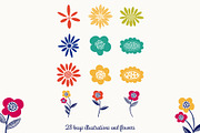 Cute Bugs and Flowers, an Animal Illustration by Chus Moreno Studio (Thumbnail 3 of 3)