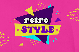 Nineties Vibes Font & Graphics