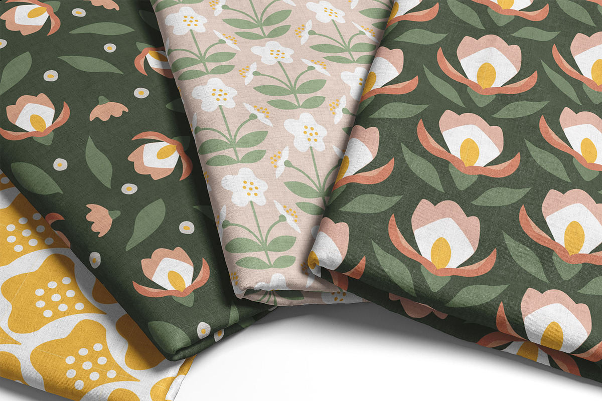 25 Cute pastel floral patterns, a Pattern Graphic by RevolutionizZed (Photo 6 of 18)
