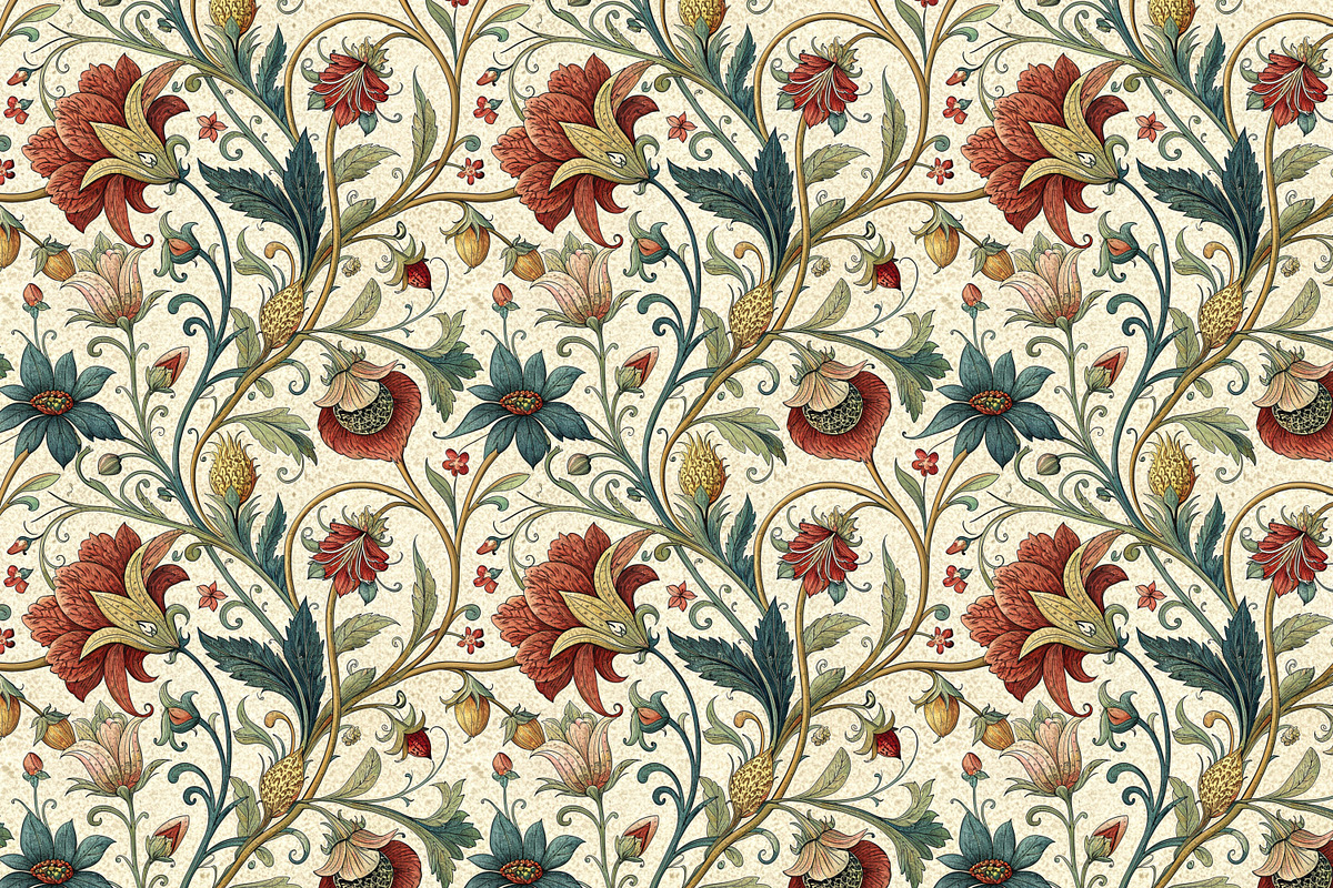 Seamless patterns. Medieval style, a Pattern Graphic by Designs by Helen Trupak (Photo 5 of 6)