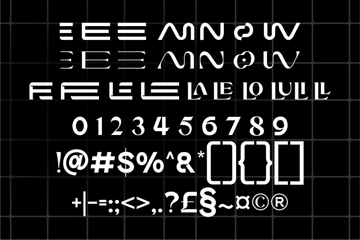 Monsta Fectro Modern Futuristic Font, a Sans Serif Font by WhymoreArt (Photo 10 of 10)
