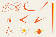 Vector Retro Rockets, a Technology Illustration by Carolyn Packard Design (Thumbnail 8 of 9)