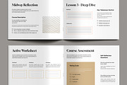 Modern Course Workbook Template, a Brochure Template by MightyDesign (Thumbnail 4 of 8)