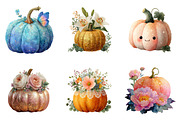 Cute Girly Pumpkin Png, an Illustration by SinaCreation (Thumbnail 3 of 7)