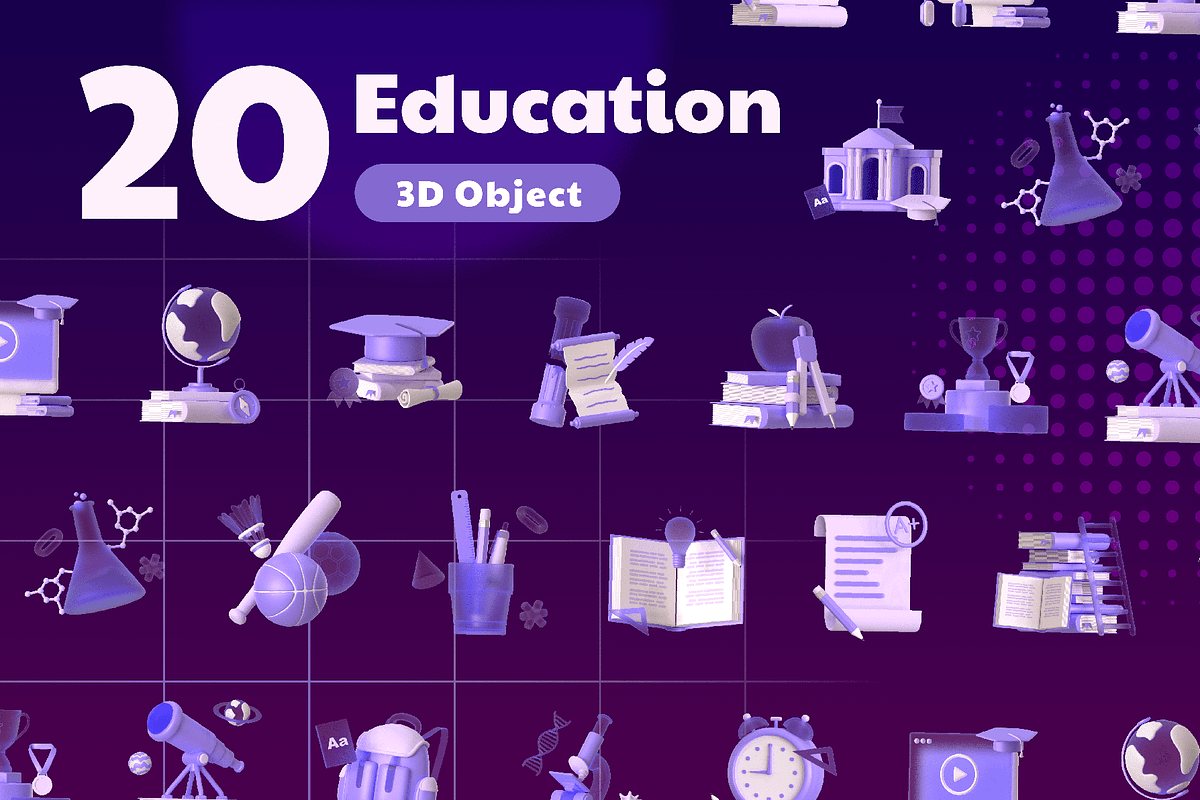 Education Object 3D, an Object 3D Model by kerismaker (Photo 7 of 9)