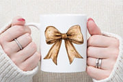 Fall Watercolor Cute Coquette Bows P, an Illustration by Sublimation Artist (Thumbnail 5 of 6)