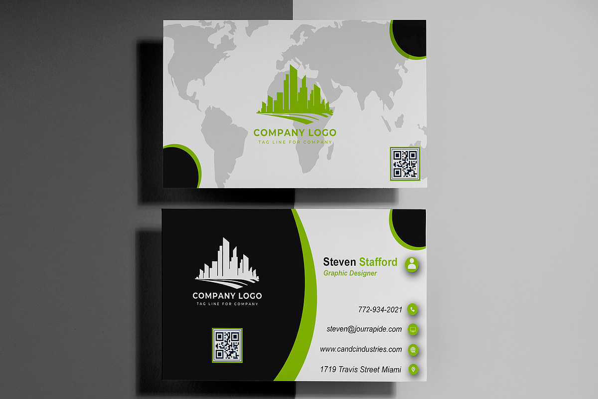 Minimal Modern Business Card PSD preview 2