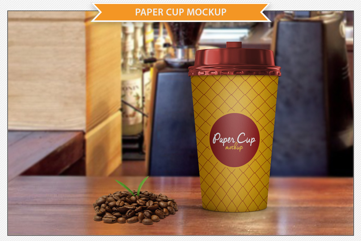 Coffee Paper Cup Mockup, a Cups & Container Mockup by Plus Media (Photo 5 of 5)
