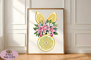 Boho Lemon Coquette Png, an Illustration by Daily.Designs (Thumbnail 3 of 5)