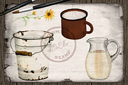 Farm Fresh Milk Illustration, an Animal Illustration by DioFlow (Thumbnail 3 of 6)