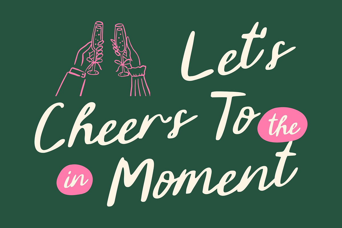 CS Belrise Drawn, a Script Font by Craft Supply Co. (Photo 2 of 8)