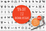 98% OFF Animal set and big bundle, an Animal Illustration by Somjai King (Thumbnail 1 of 15)