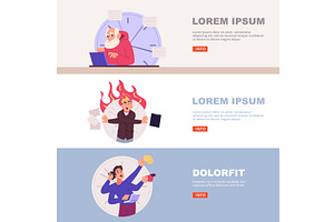 Time management. people lost time, a Finance Illustration by Onyx