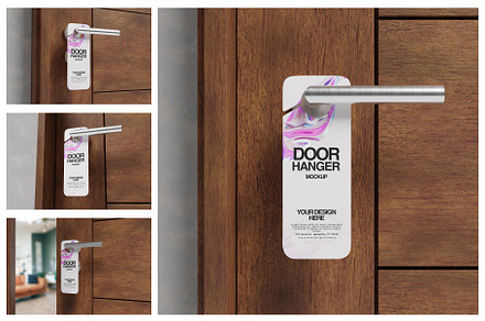 Door Hanger Mockup, a Mockup by Hazicon_Std