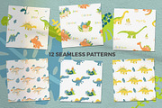 Cute Dinosaurs, an Animal Illustration by Kate Art (Thumbnail 6 of 10)