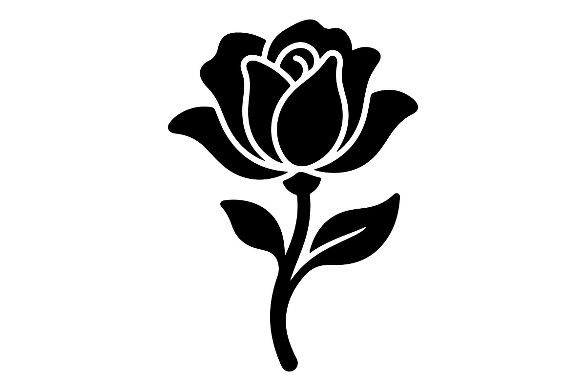 Floral Rose Lotus Silhouette, an Object Graphic by Gfx_Store (Photo 7 of 14)