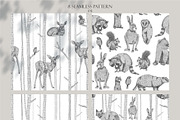 Forest pattern, a Pattern Graphic by Elona Laff (Thumbnail 2 of 5)