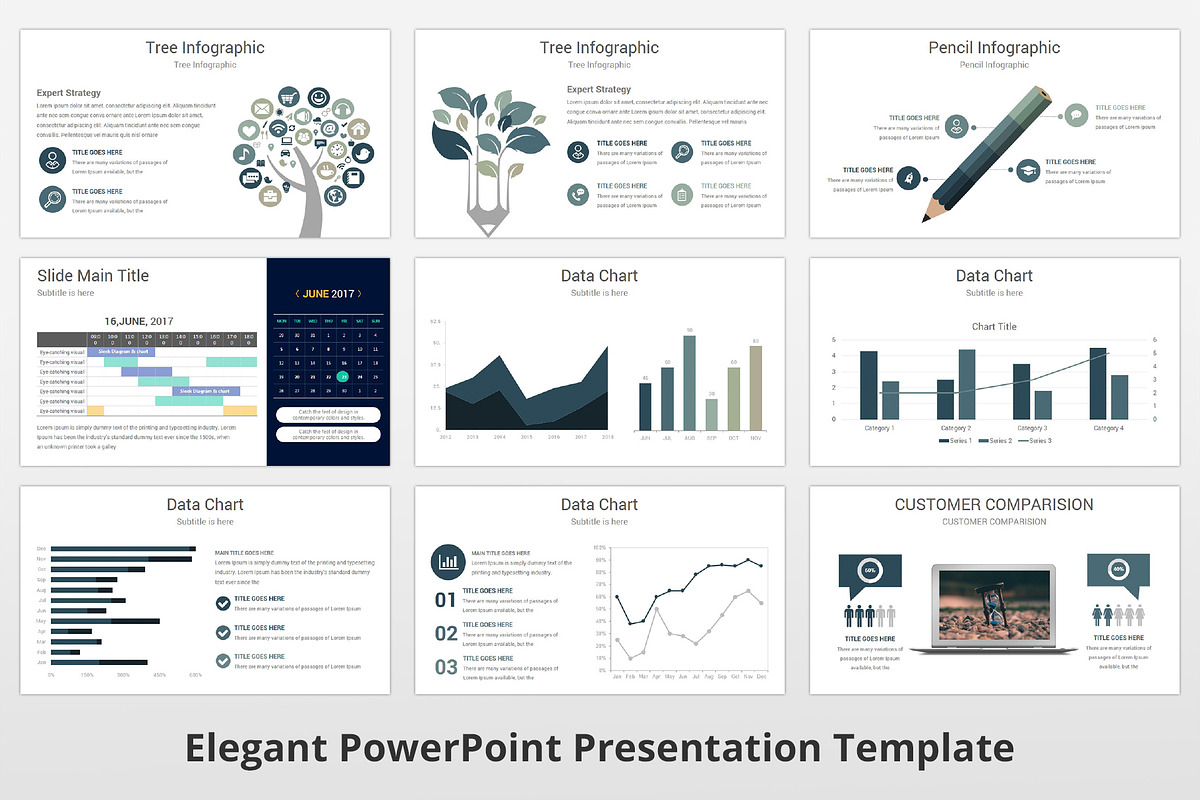 Elegant PowerPoint Template, a Presentation Template by GraphicStan (Photo 14 of 21)