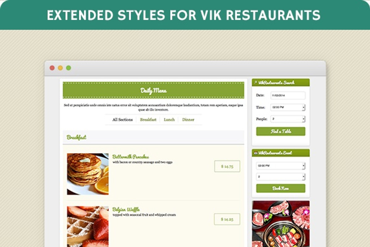 JSN Gruve- Restaurant Template, a Websites & App Template by JoomlaShine (Photo 2 of 5)