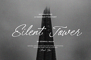 Silent Tower, a Font by DzikrulAulia (Thumbnail 1 of 9)