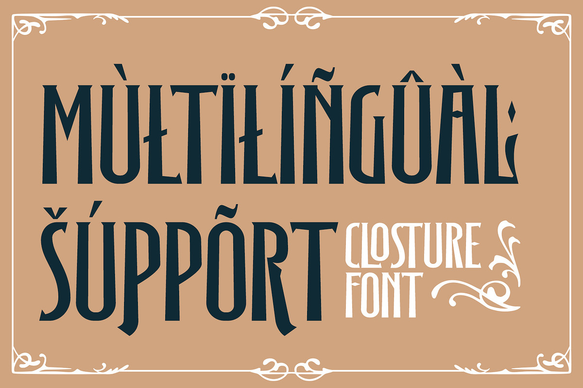 Closture, a Symbol Font by Vintage Division (Photo 14 of 15)