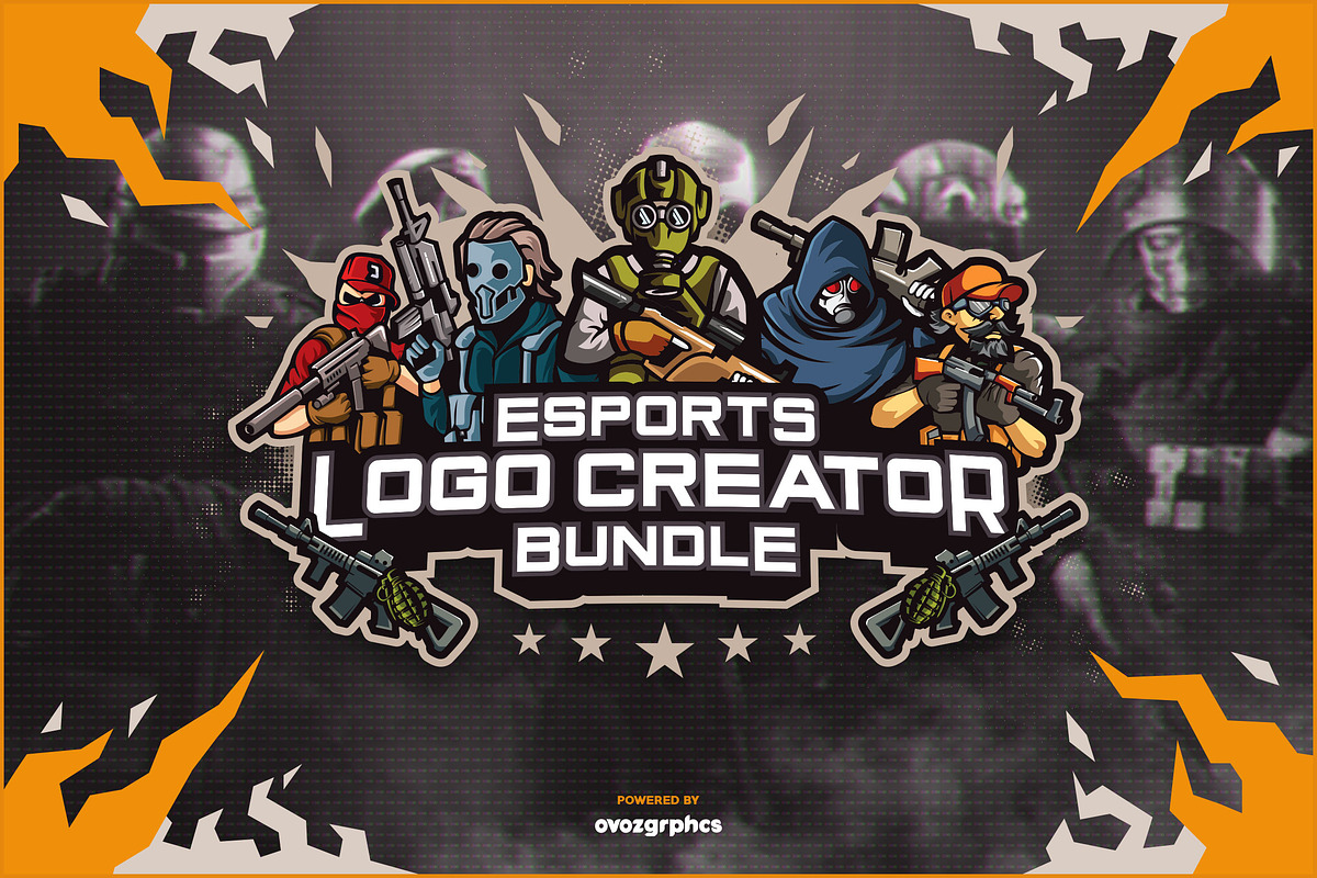 E Sports Logo Bundle, a Branding & Logo Template by Haws.std
