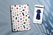 Modern clothes seamless patterns, a Pattern Graphic by Good Studio (Thumbnail 6 of 8)