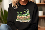 Watercolor Brick Wall Sublimation Cl, an Illustration by DreamCafeArt (Thumbnail 5 of 7)