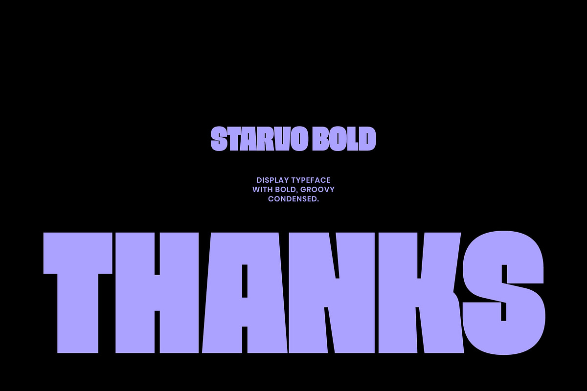 Starvo - Bold Condensed Font, a Sans Serif Font by limitype (Photo 10 of 10)