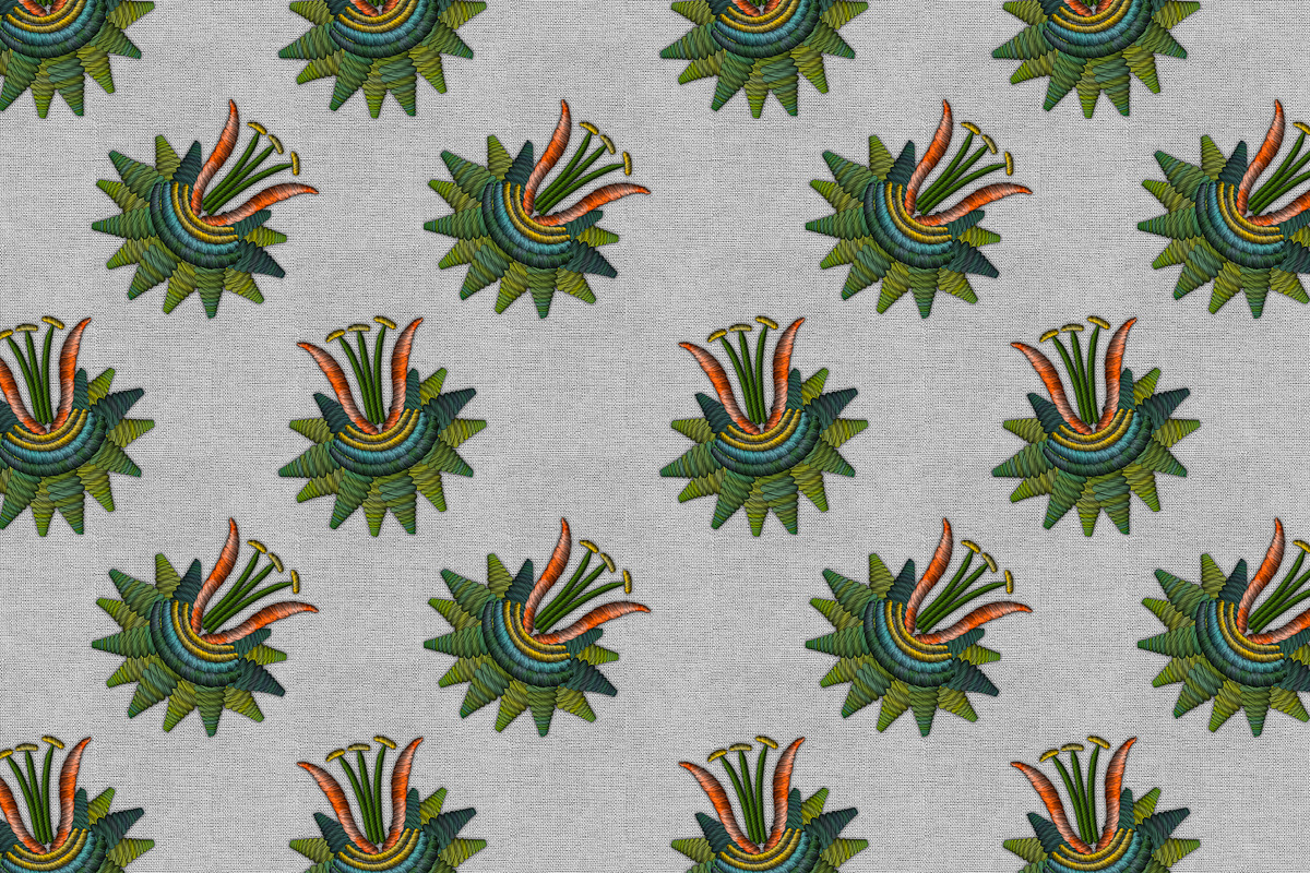 Procreate 3D Digital Embroidery #2, a Brush Add-On by Hanna Inaiáh (Photo 2 of 6)