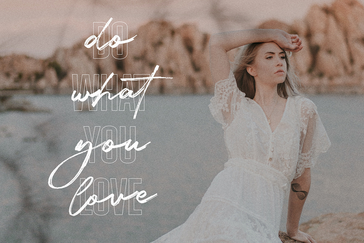 Dreaming Of Spring Stylish Font Duo, a Sans Serif Font by SilverStag Type Foundry (Photo 16 of 23)
