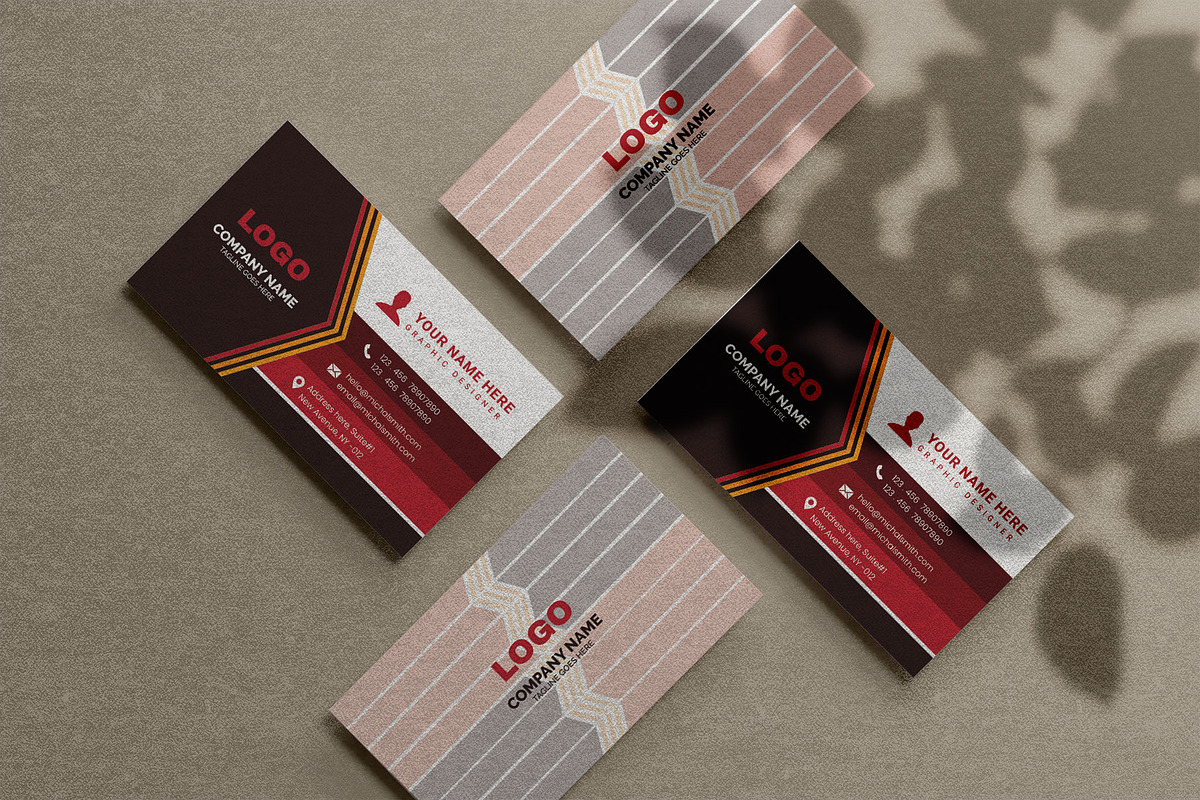 Creative Modern Business Card, a Business Card Template by Vitoria's Collection (Photo 1 of 3)