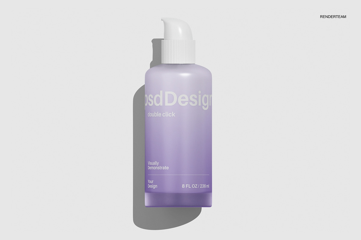 Cosmetic Bottle Mockup Set, a Packaging Mockup by Renderteam (Photo 5 of 14)