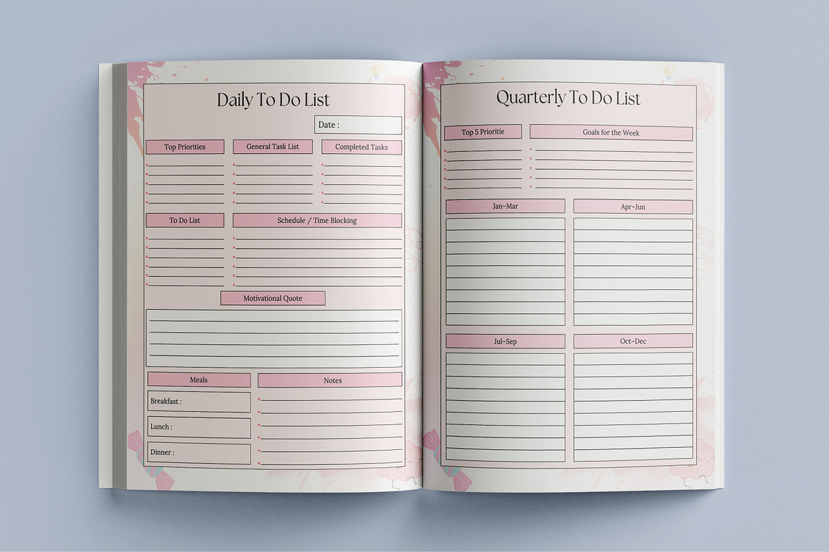 Digital Brain Dump Planner, a Design Template by Book2bees (Photo 4 of 4)