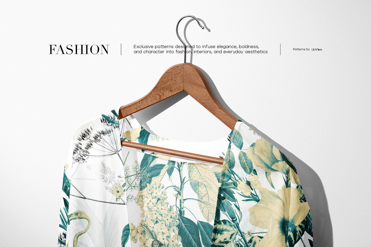 Botanical Floral Patterns & Motifs, a Pattern Graphic by LEAFure (Photo 3 of 10)