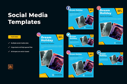 Social Media Templates Pack