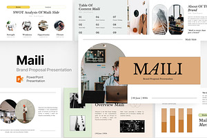 Maili - Brand Proposal Template