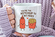 Ketchup to My Fries PNG, an Illustration by CraftArtStudio (Thumbnail 2 of 4)