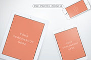 White Devices Mockup, an iPhone Mockup by tomodachi studio (Thumbnail 5 of 5)