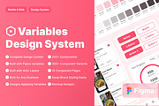 Design System with Figmas Variables, an UI Kit Template by MilasDesigns (Thumbnail 1 of 7)