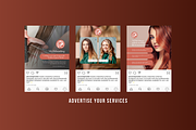 Luxury Hair Salon Social Media, a Social Media Template by Sincerely Media (Thumbnail 4 of 9)
