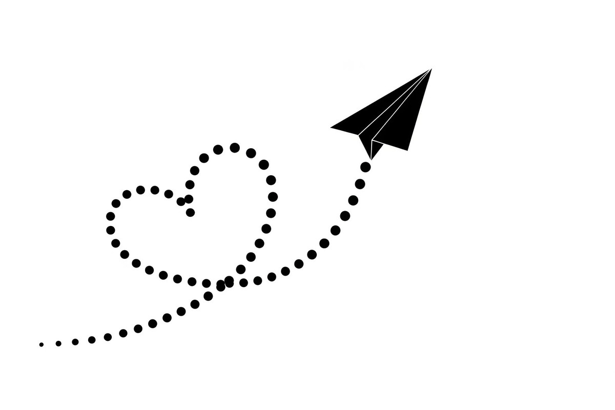 Paper Airplane Heart SVG Bundle, an Illustration by jahid234 (Photo 14 of 31)