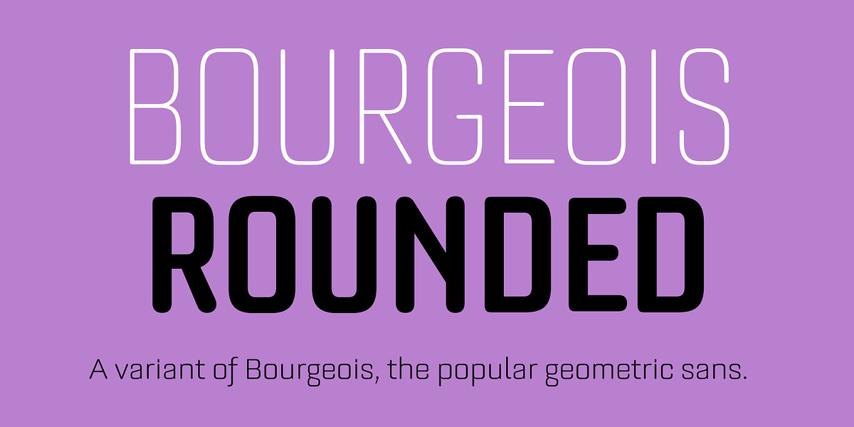Bourgeois Rounded, a Sans Serif Font by Barnbrook Fonts (Photo 2 of 9)