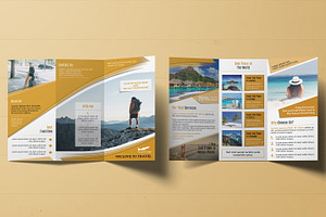 Travel Agency Tri-Fold Brochure