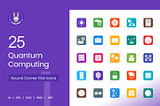 25 Quantum Computing Icons, an Icon by IconBunny (Thumbnail 1 of 2)