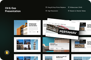Oil & Gas Presentation Google Slide, a Presentation Template by SquidPixey