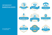 Oktoberfest vintage badges & labels, a Branding & Logo Template by Vasya Kobelev (Thumbnail 11 of 25)